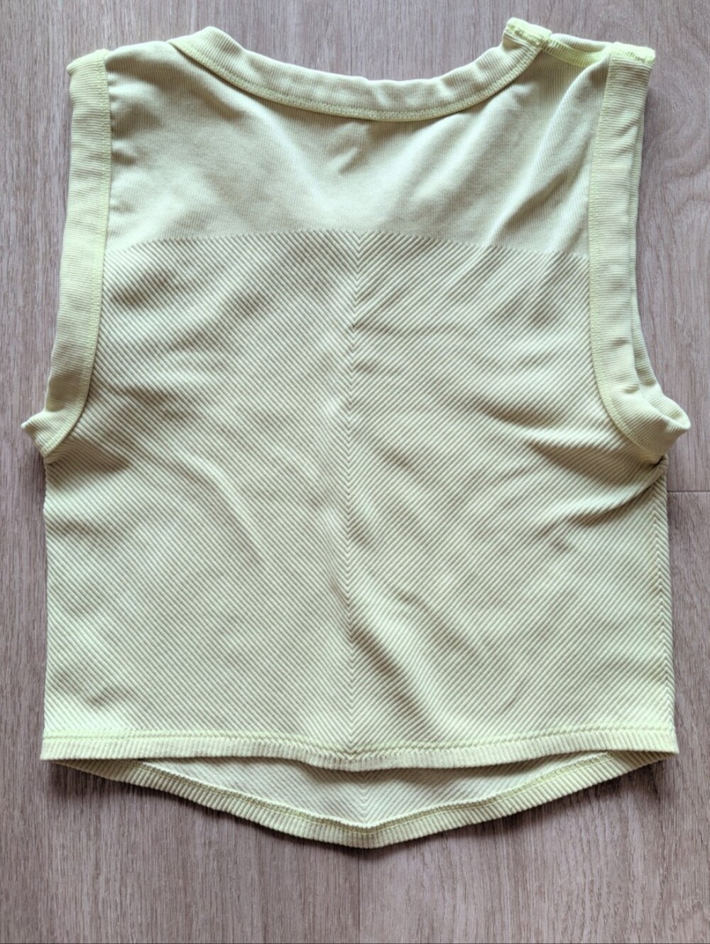 FP Movement Free Throw Crop Tank - Light Yellow - Picture 3 of 5